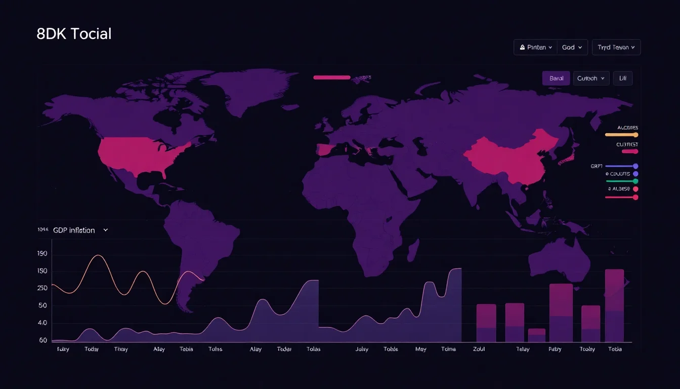 QuantumAI platform - Worldwide Economic Trend Monitor by QuantumAI platform
